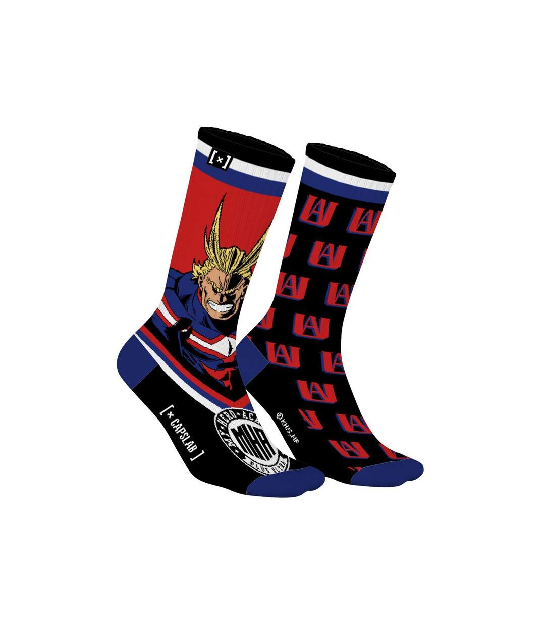 Paire de chaussettes dépareillées My Hero Academia All Might Capslab