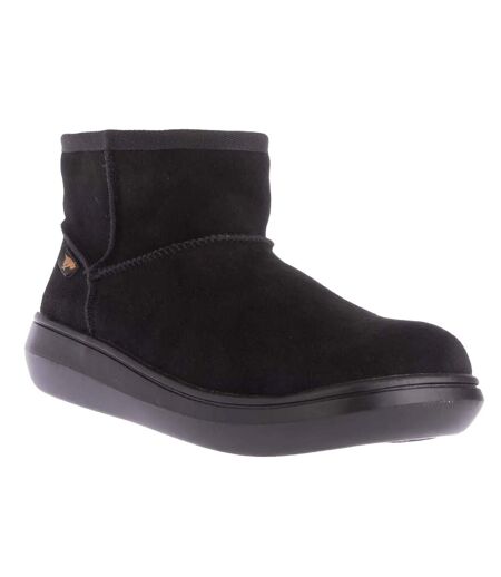 Womens/ladies sugar rush suede ankle boots black Rocket Dog