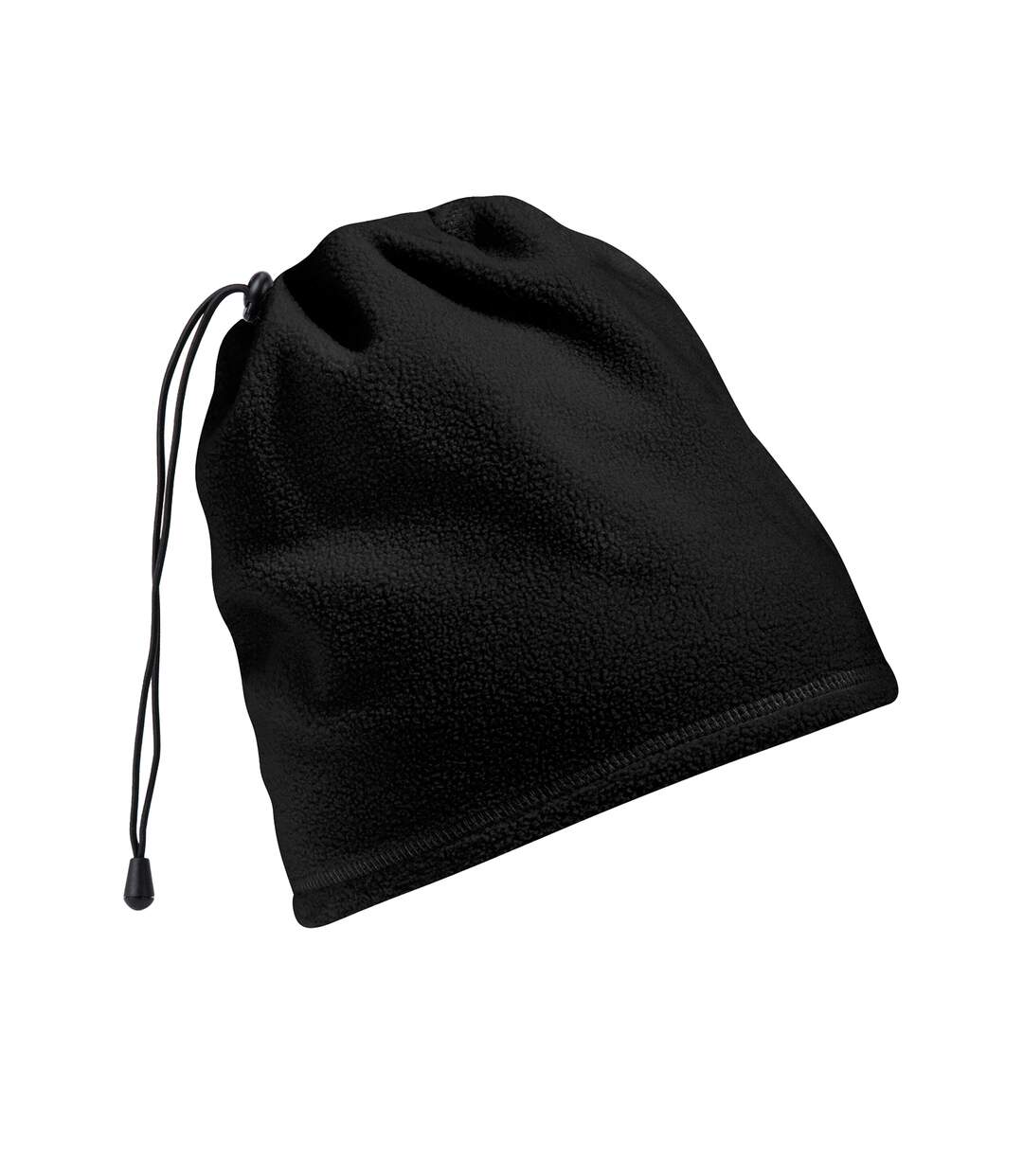 Snood-bonnet combo adulte taille unique noir Beechfield-1