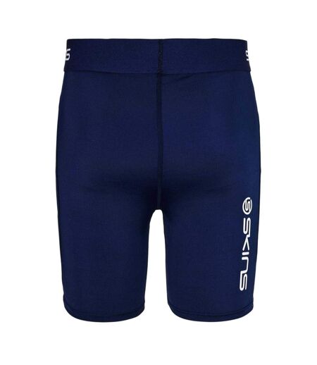 Mens Series-1 Fitted Compression Shorts Dark Blue Skins