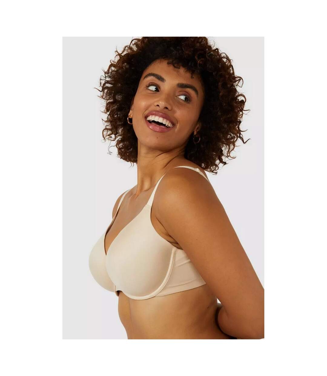 Soutien-gorge t-shirt femme beige Gorgeous-3