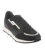 Mens Icelin Leather Running Trainers Dark Blue Hugo-1