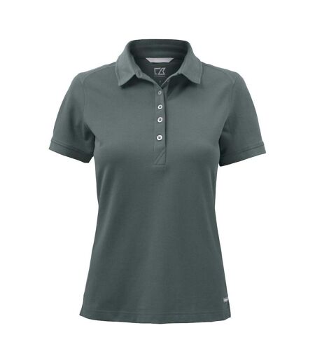 Womens/ladies Advantage Polo Shirt Anthracite Cutter & Buck