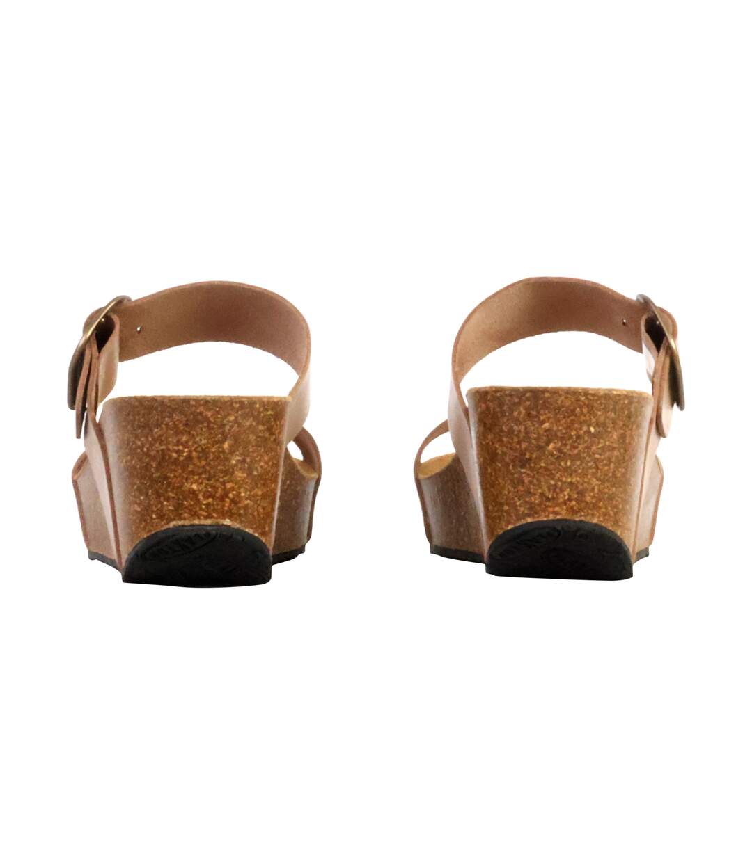 Mules Compensée Cuir Plakton So Rock-4