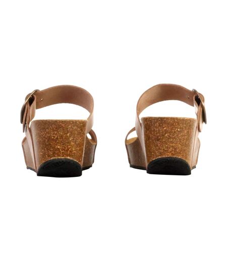 Mules Compensée Cuir Plakton So Rock