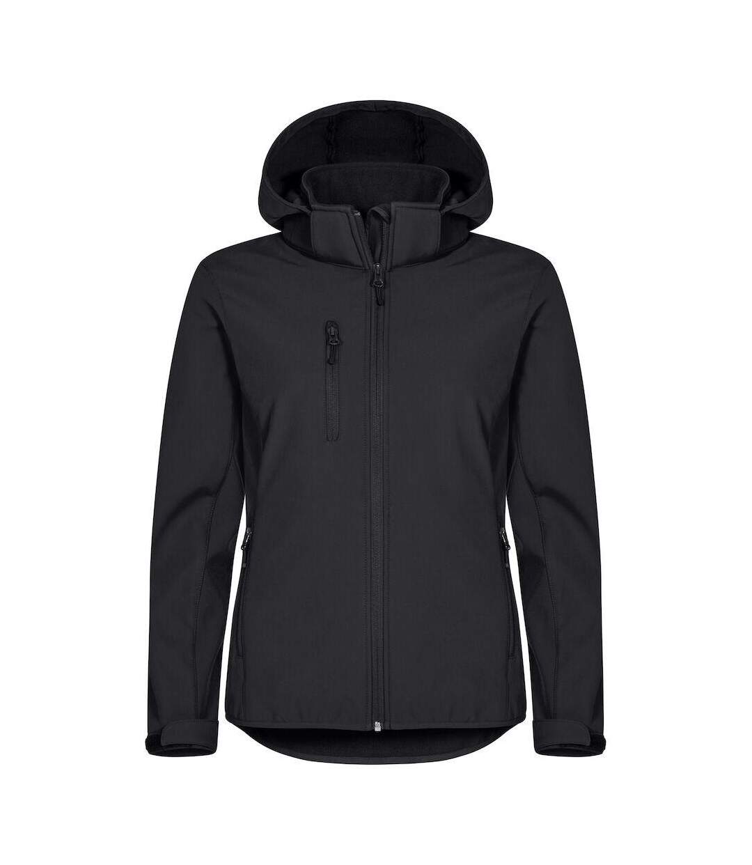 Womens/ladies classic soft shell jacket black Clique-1
