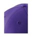 Lot de 2  casquettes adulte violet/blanc Beechfield-4