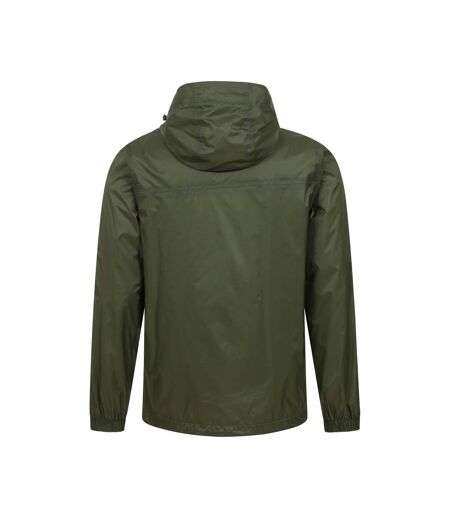 Veste imperméable torrent homme vert kaki Mountain Warehouse