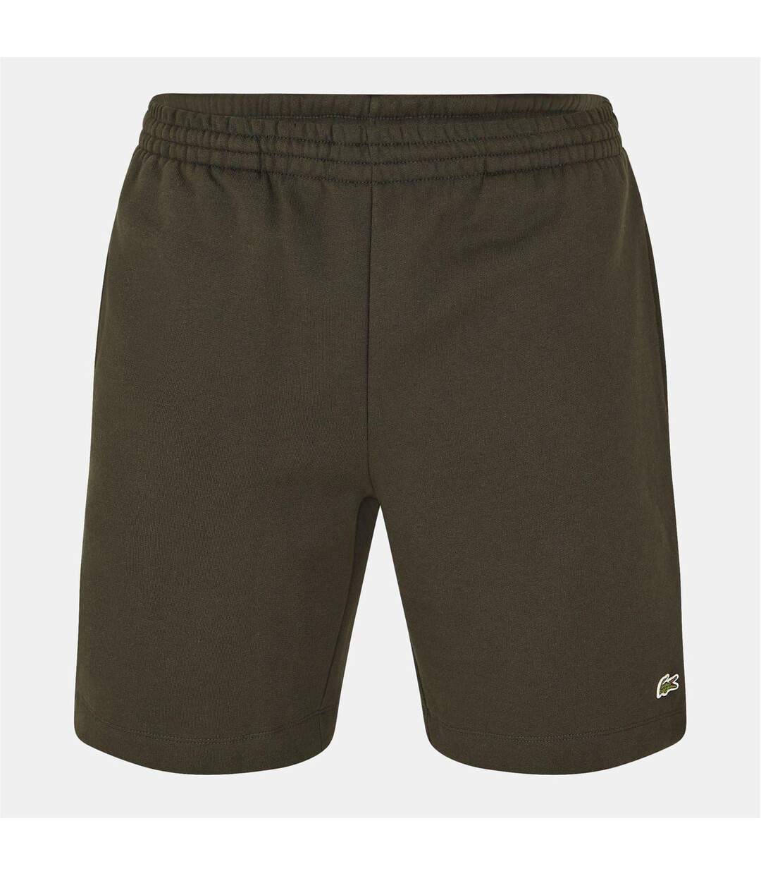 Mens Fleece Shorts Green Lacoste-2