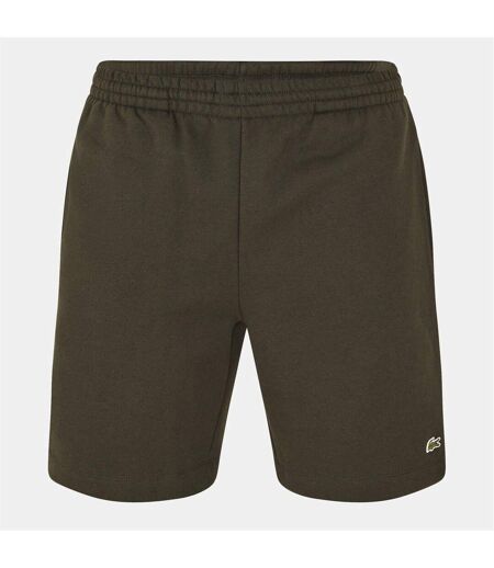 Mens Fleece Shorts Green Lacoste