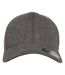 Casquette De Baseball Noir Gris Chiné Flexfit-1