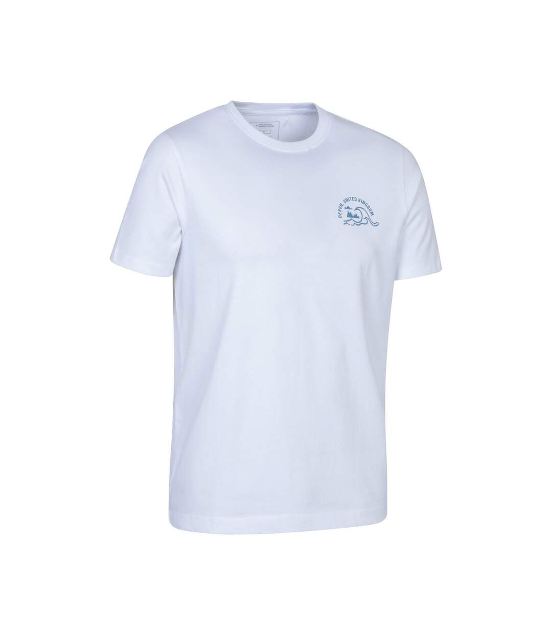 T-shirt Manches Courtes Motif/style Graphique Devon Homme Blanc Mountain Warehouse-4