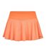 Womens/ladies Perforated Sport Skort Orange Head-1