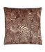 Kai Hector Jacquard Zebra Throw Pillow Cover (Earth Brown) (One Size) - UTRV2491