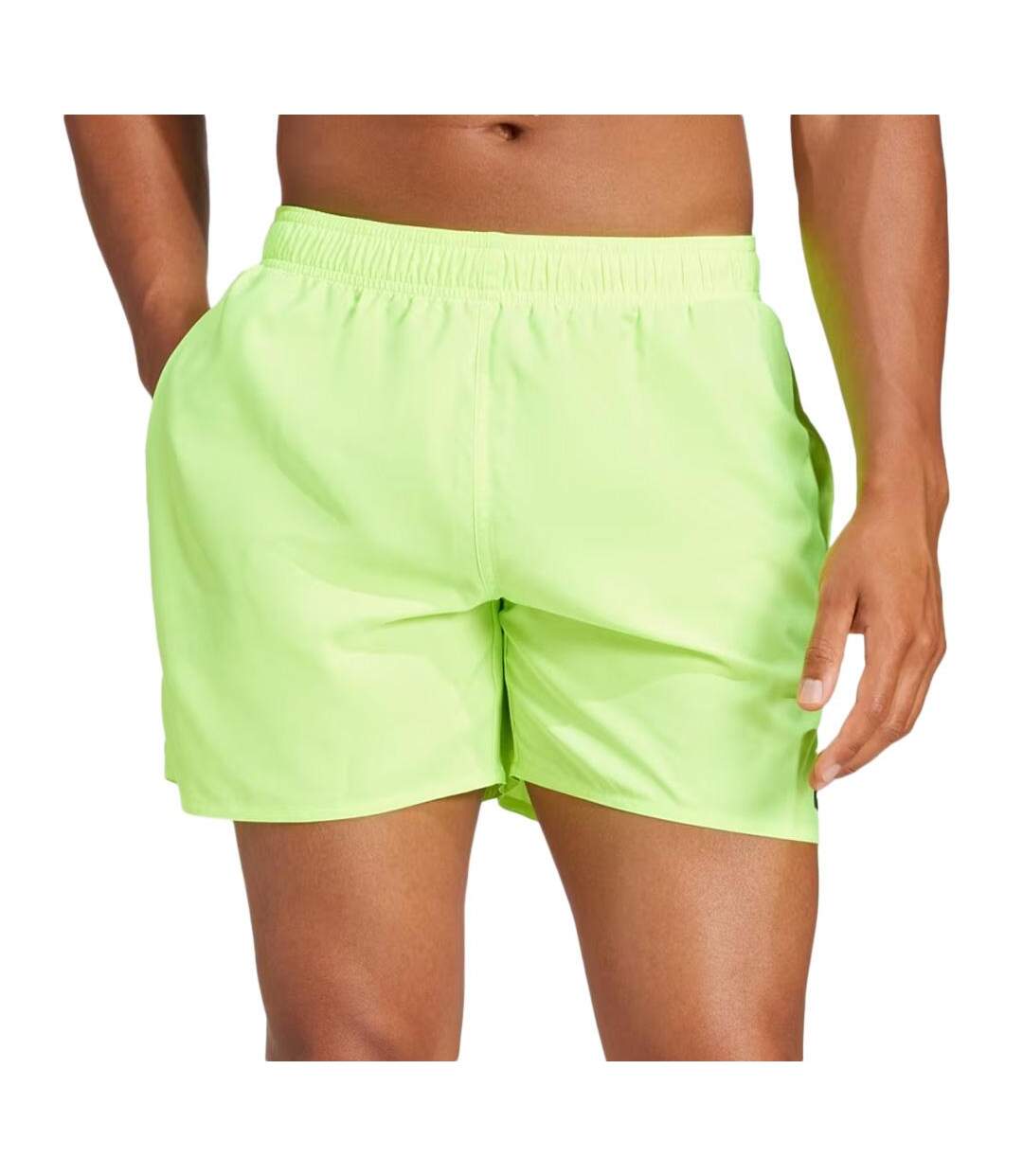 Short de bain jaune homme adidas uni clx-1