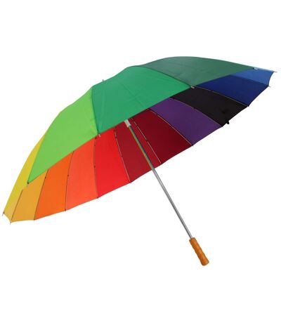 Drizzles Adults Unisex Rainbow Golf Umbrella (Rainbow) (One Size)