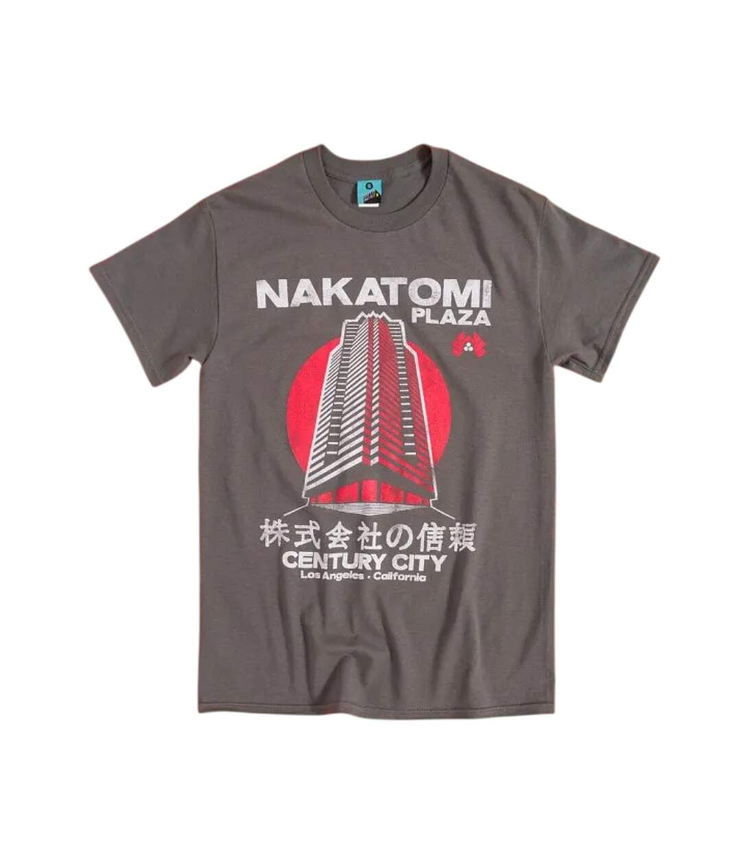 T-shirt Inspired Nakatomi Plaza Adulte Charbon Die Hard-1