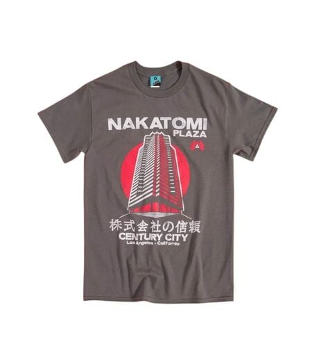 T-shirt Inspired Nakatomi Plaza Adulte Charbon Die Hard