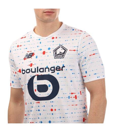 Maillot Extérieur Lille 23/24 Homme Blanc New Balance