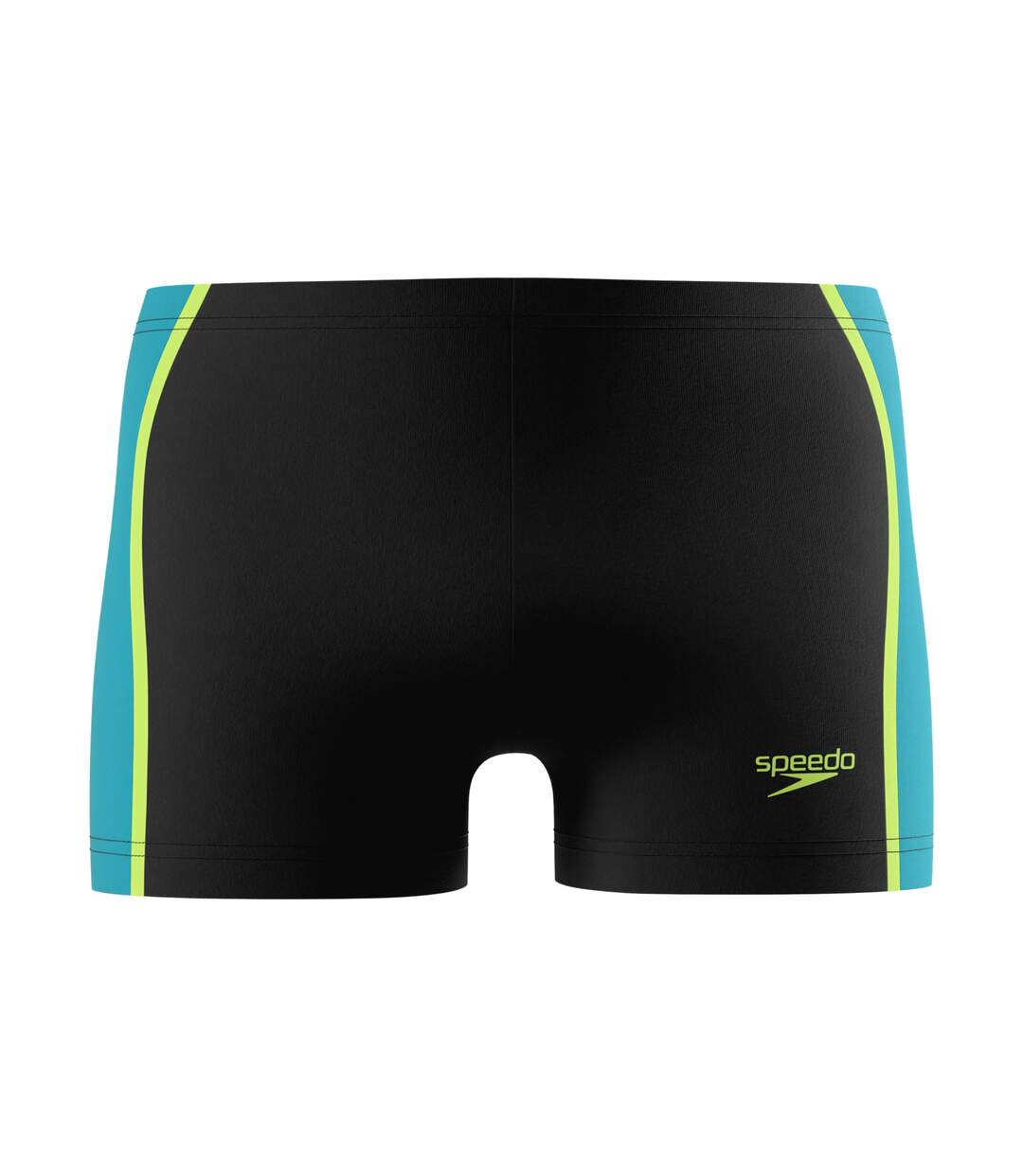 Mens Hyperbloom Splice Swim Shorts Black Turquoise Speedo-1