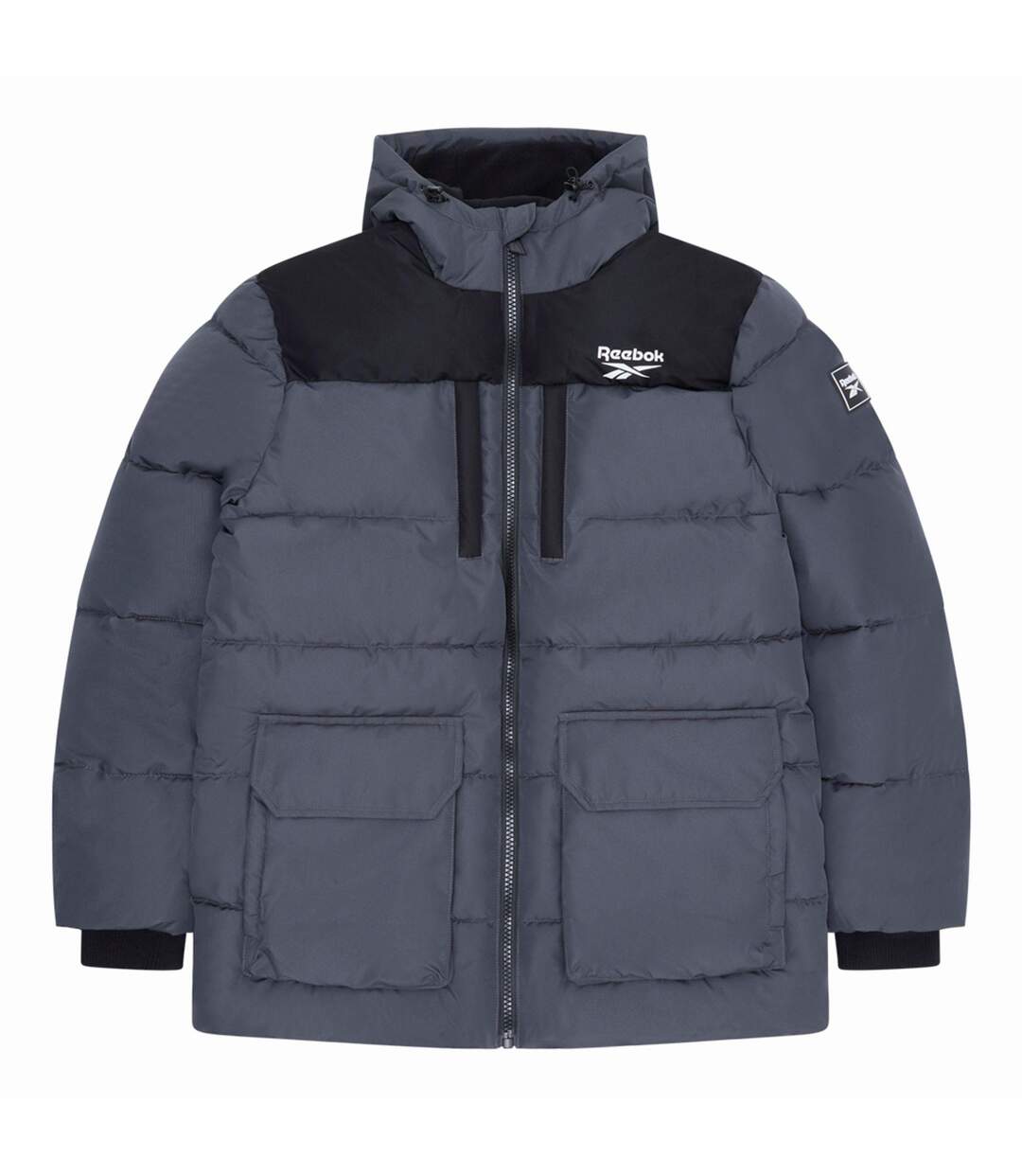 Doudoune Motif/style Uni Homme Anthracite Reebok-1