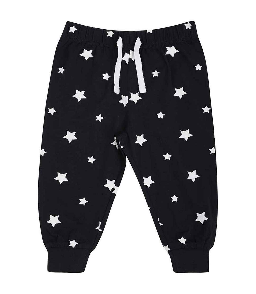 Pantalon De Jogging Motif/style Étoiles Bébé Bleu Marine Blanc Larkwood-1