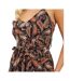 Combinaison Bretelles Fines Motif/style Cachemire Femme Noir Brave Soul-4