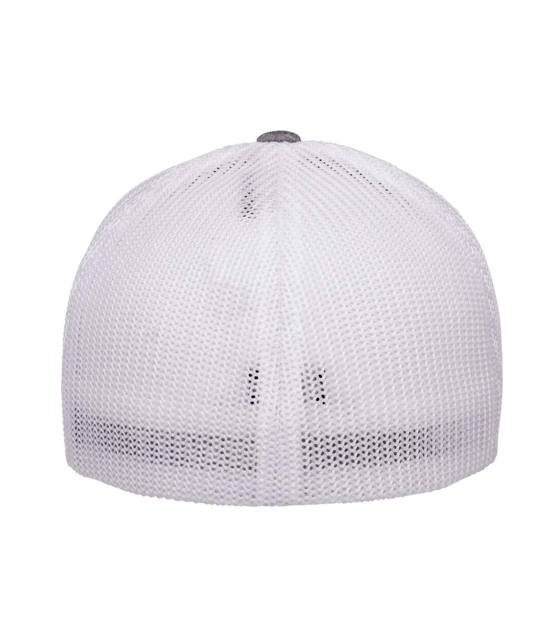 Casquette trucker flexfit gris / blanc Yupoong-2