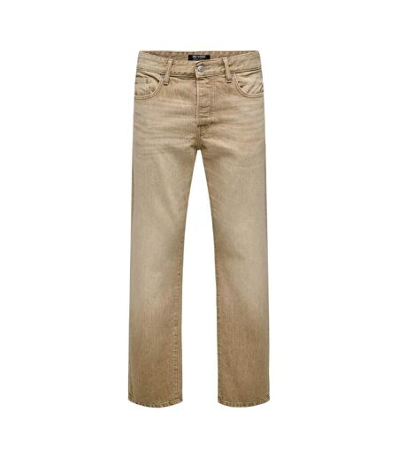 Jean Homme Beige Only