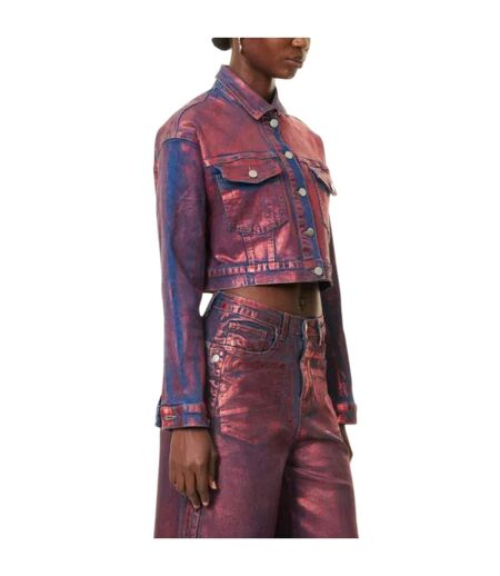 Veste En Jean Femme Rouge AmyLynn