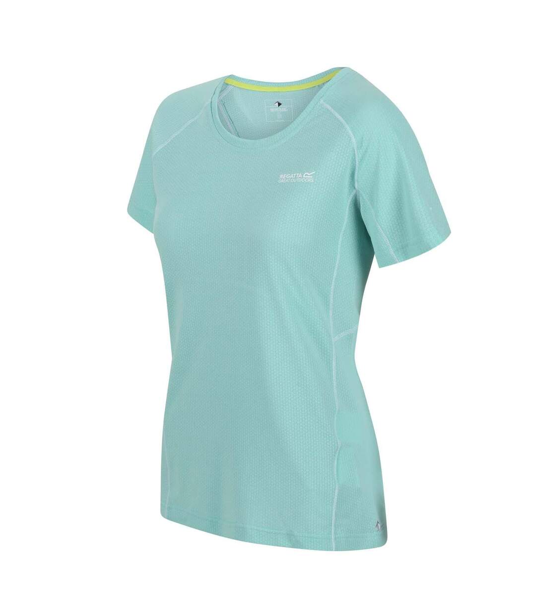 Womens/ladies Devote Ii Quick Dry Short-sleeved T-shirt Teal Regatta-3