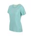 Womens/ladies Devote Ii Quick Dry Short-sleeved T-shirt Teal Regatta-3