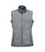 Stormtech Womens/Ladies Avalante Knitted Heather Full Zip Vest (Granite)