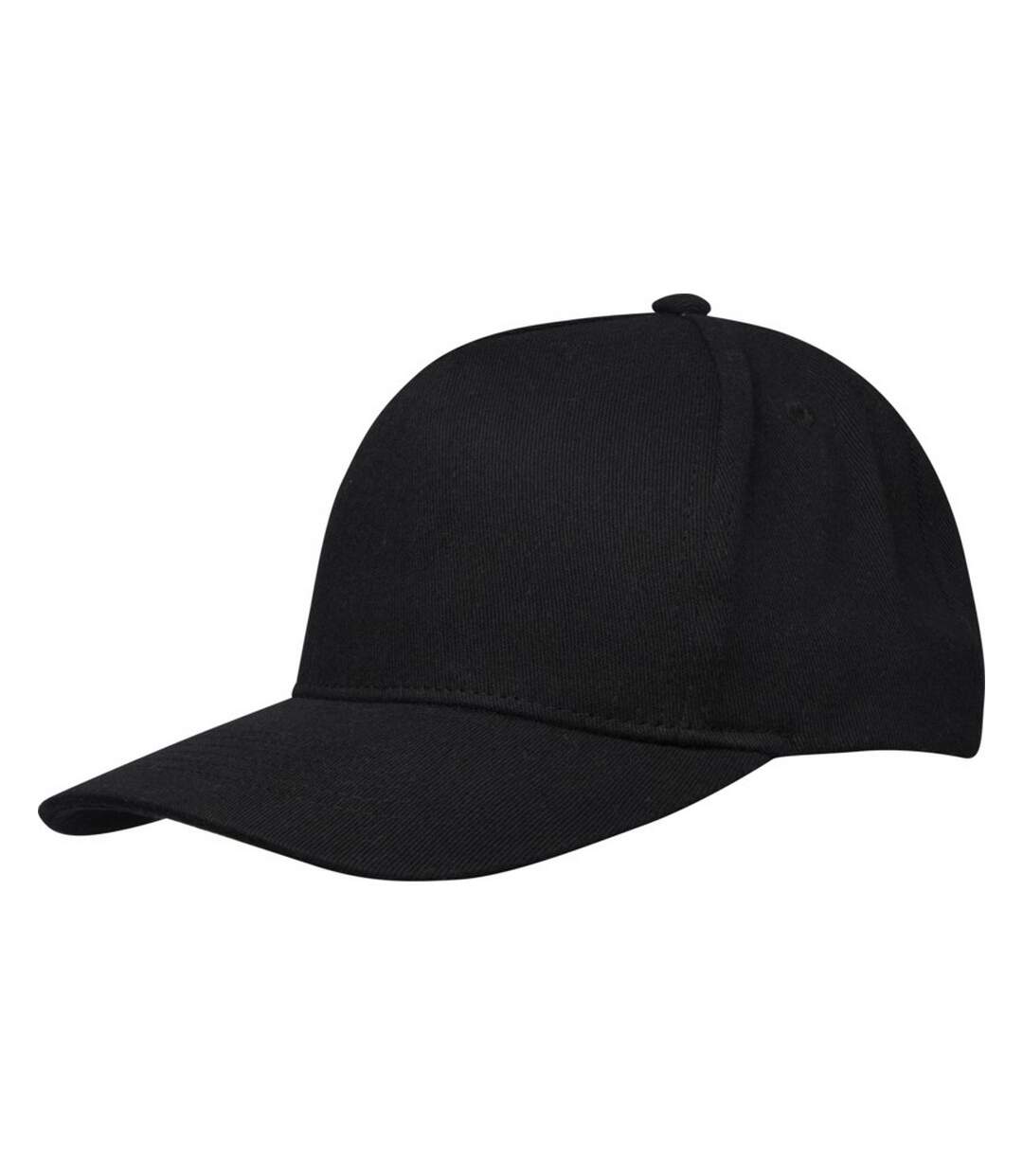Unisex Adult Onyx Aware Recycled 5 Panel Baseball Cap Solid Black Elevate NXT-4