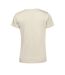 Womens/ladies Inspire E150 T-shirt Off White B&C-2