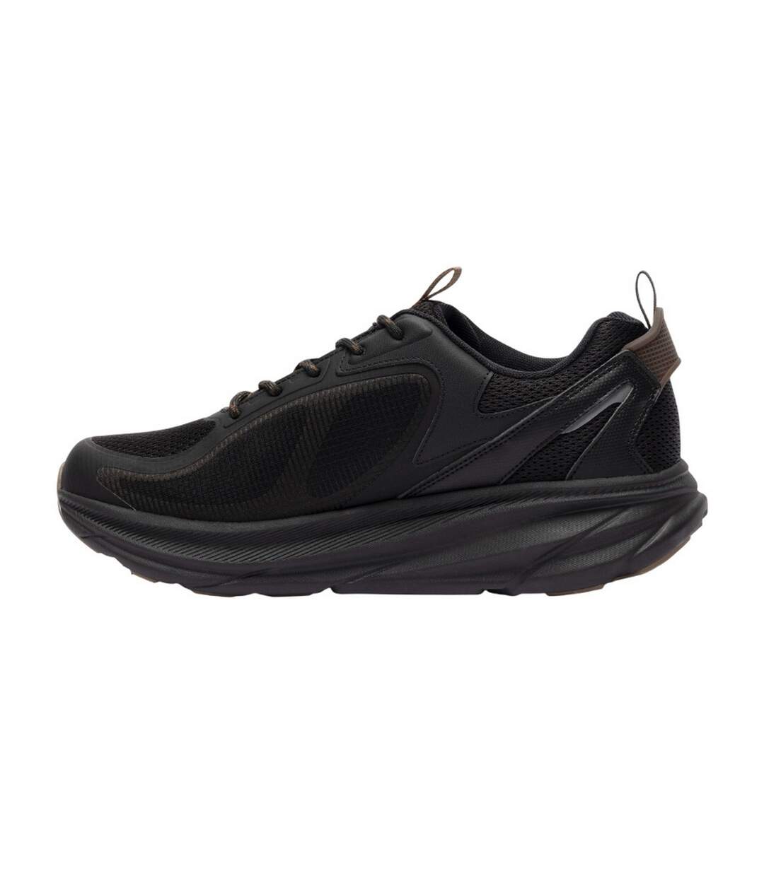 Mens Carver Waterproof Trainers Black Trespass-2