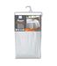 Sous Nappe Protège Table Bulgo 140x140cm Blanc-5