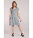 Womens/ladies flora denim uv protection midi dress pale green Mountain Warehouse-1