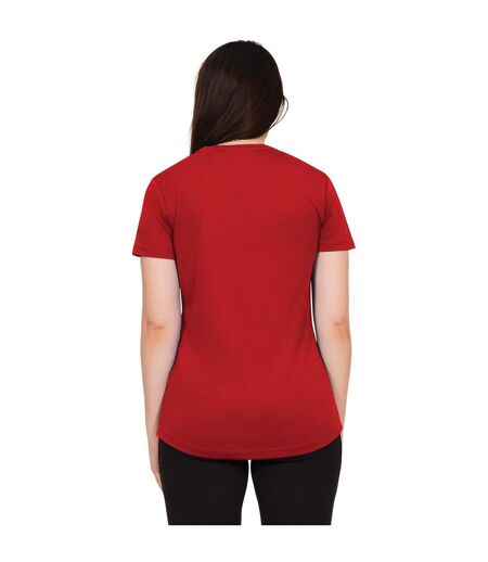 T-shirt original tech femme rouge Casual Classics