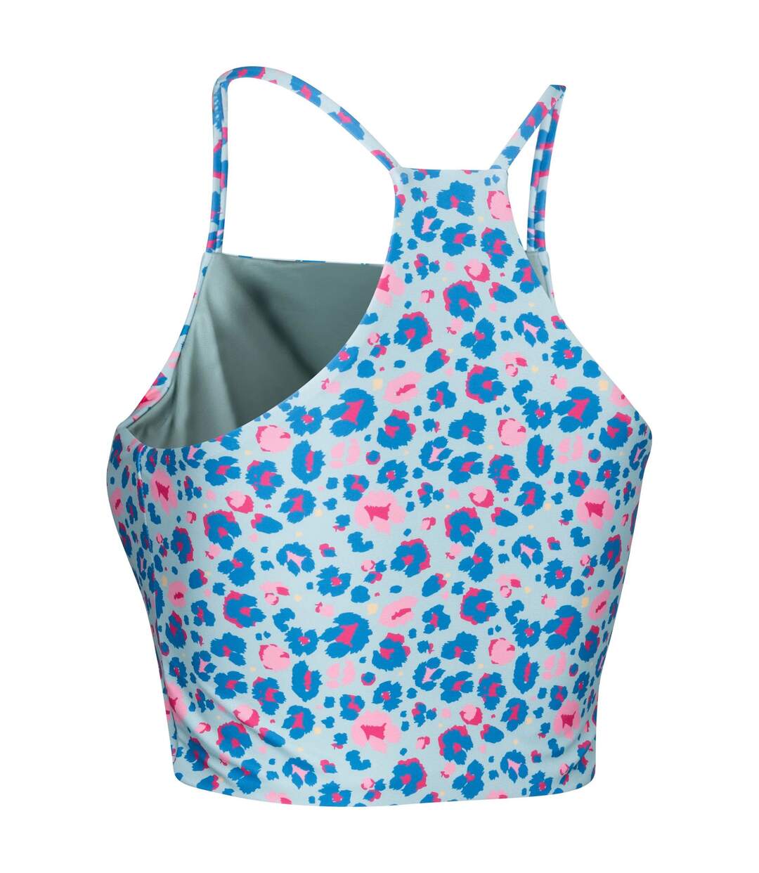 Haut De Bain Motif/style Imprimé Léopard Harlow Femme Sauge Claire Trespass-2