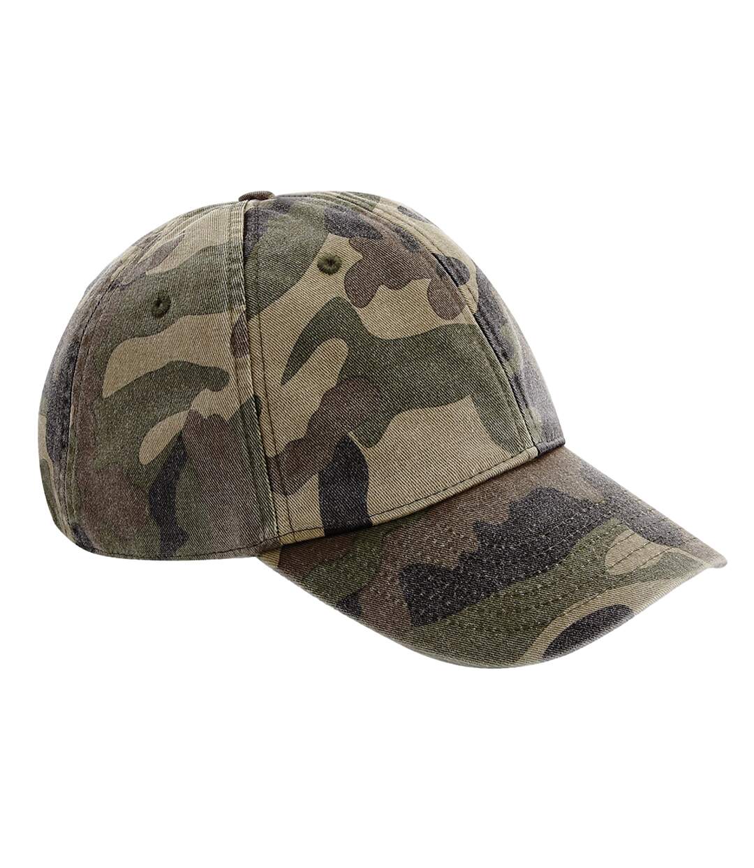 Casquette de baseball vert jungle Beechfield-1