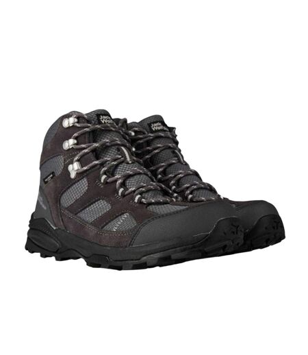 Chaussures Montantes De Randonnée Homme Noir Jack Wolfskin