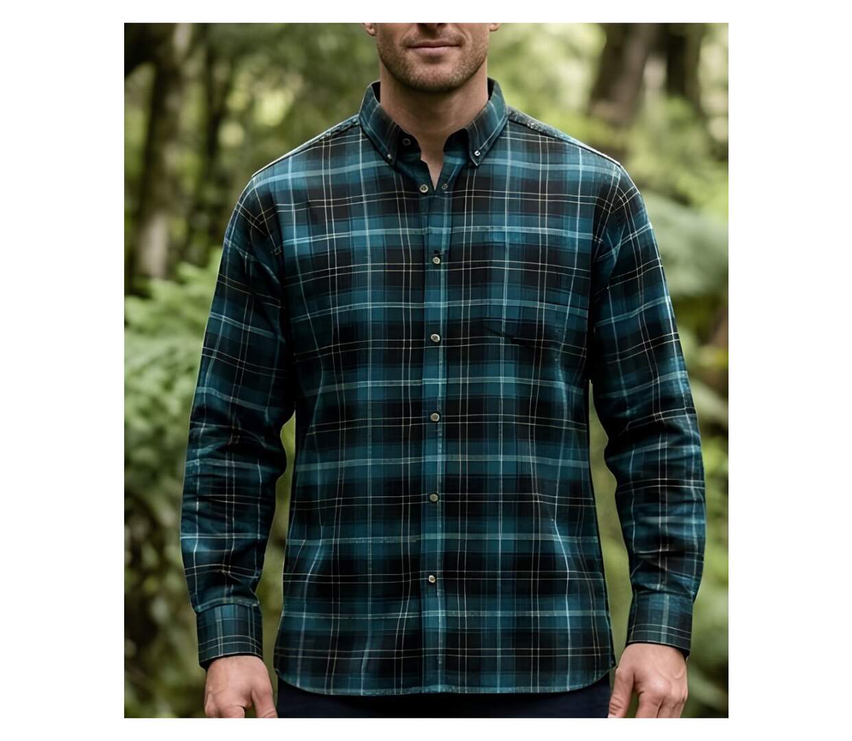 CHALLENGER TRIVIO1 - Chemise à carreaux en Coton gratté à carreaux pour un confort thermique optimal-1