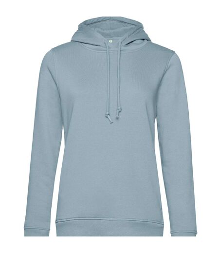 Sweat À Capuche Inspire Femme Bleu Gris B&C