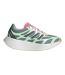 Childrens/kids Adizero Trainers Green Pink Adidas-1