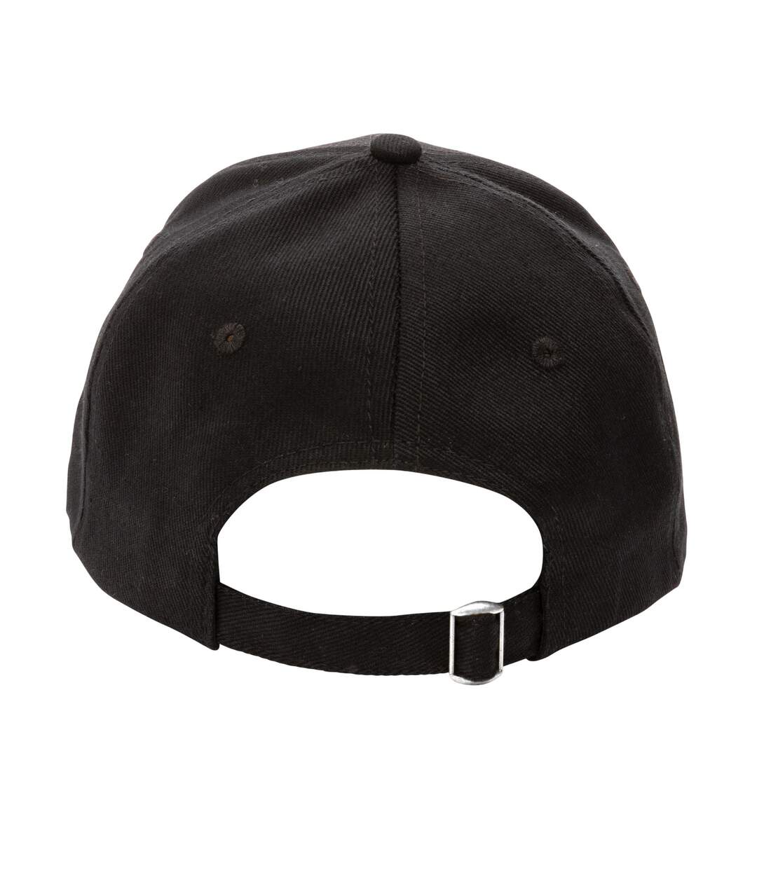 Impact 6 panel recycled cotton aware cap black XD Collection-2