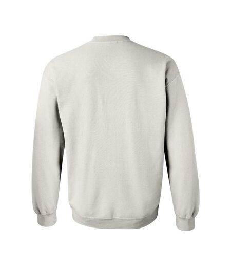 Gildan Heavy Blend Unisex Adult Crewneck Sweatshirt (White) - UTBC463