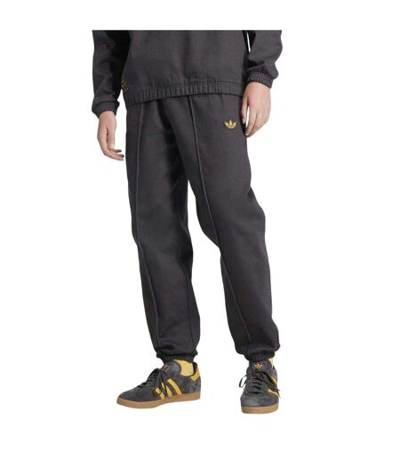 Mens Manchester United Fc Tracksuit Bottoms Black Adidas
