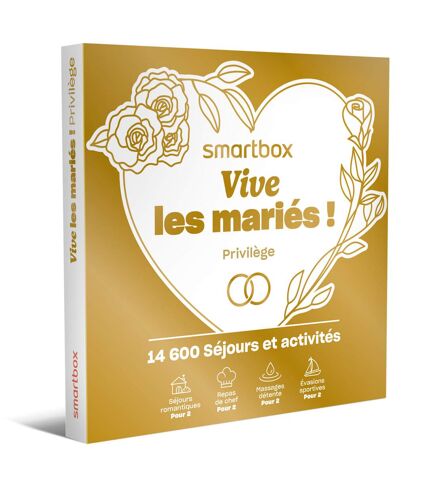 Vive les mariés ! Privilège - SMARTBOX - Coffret Cadeau Multi-thèmes