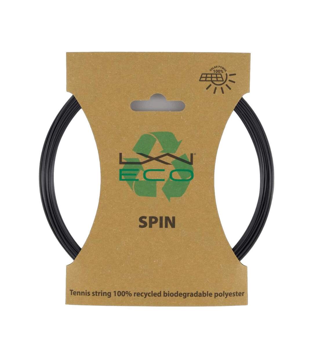 Cordage noir luxilon eco spin gris 1.25mm (12m) - taille unique-1